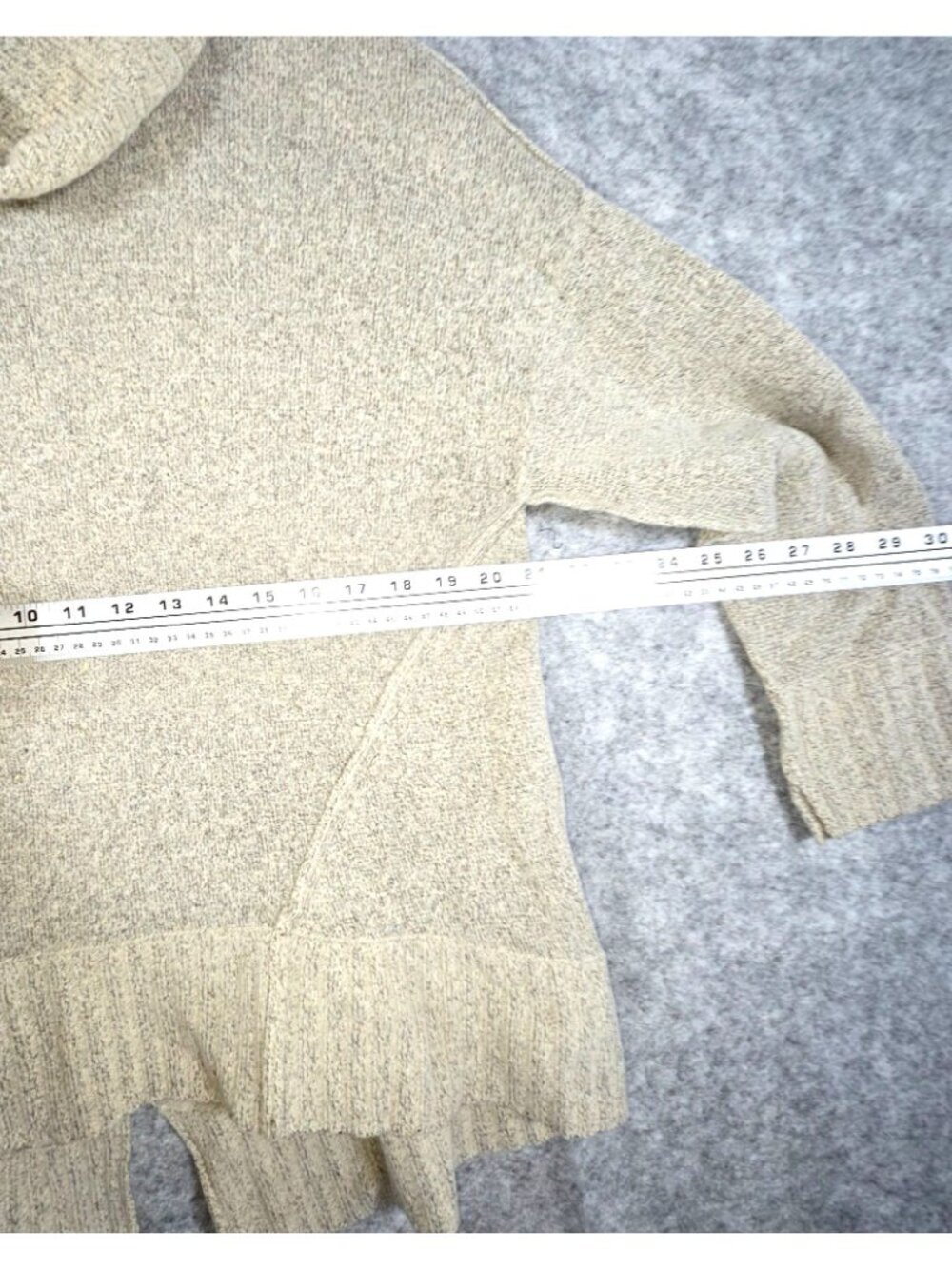 Brochu Walker Carrie Alpaca Turtleneck Sweater S Gray Quiet Luxury Office - Picture 3 of 9